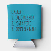 Wil je mijn bruidsjonker Koelbox zijn? Blikjeskoeler (Achterkant)