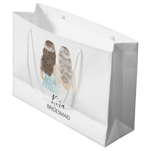 Wil je mijn bruidsmeisje cadeautas zijn (Voorkant Gekanteld)