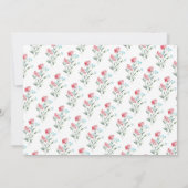 Wil je mijn bruidsmeisje Floral Waterverf zijn? Kaart (Achterkant)