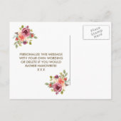 Wil je mijn bruidsmeisje kaart bloem meisje meid (Achterkant)