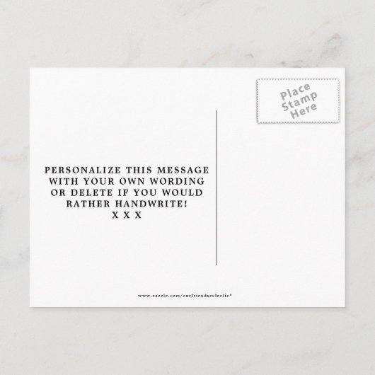 Wil je mijn bruidsmeisje kaart boho roos goud (Achterkant)