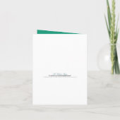 Wil je mijn bruidsmeisje Kaart (smaragdgroen) (Achterkant)