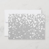 Wil je mijn bruidsmeisje Kaart - Sparkling Grey Si (Achterkant)