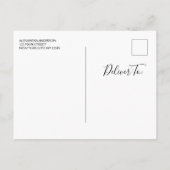 Wil je mijn bruidsmeisje marine blauw roze bloem aankondigingskaart (Achterkant)