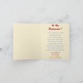 Wil je mijn bruidsmeisje ? mijn bruidsmeisje zijn? (Binnen)