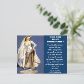 Wil je mijn bruidsmeisje ? mijn bruidsmeisje zijn, uitnodiging briefkaart (Staand voorkant)