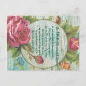 Wil je mijn bruidsmeisje ? mijn bruidsmeisje zijn, uitnodiging briefkaart (Achterkant)