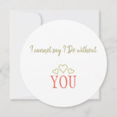 Wil je mijn bruidsmeisje voorstel bloemenkrans zij kaart (Achterkant)