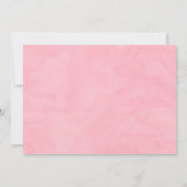 Wil je mijn bruidsmeisje Waterverf roze Kaart (Achterkant)