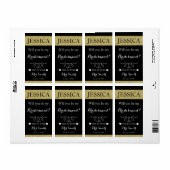 Wil je mijn bruidsmeisje wijn fles label (Full Sheet)