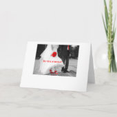 Wil je mijn bruidsmeisje zijn? Bruids Zwart Wit Ro (Achterkant)