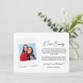 Wil je mijn bruidsmeisje zijn, Bruidsmeisje Fotoca Kaart (Staand voorkant)