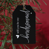 Wil je mijn bruidsmeisje zijn? Cadeaubijsluiter Cadeaulabel