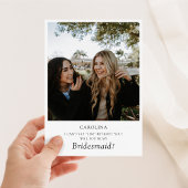 Wil je mijn bruidsmeisje zijn? Details Kaart