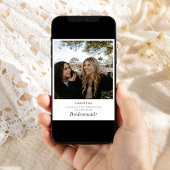 Wil je mijn bruidsmeisje zijn? Details Kaart