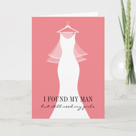 Wil je mijn bruidsmeisje zijn? Digitale uitnodigin (Voorkant)