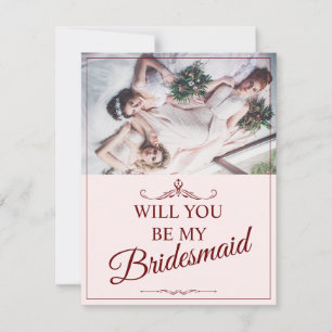 Wil je mijn bruidsmeisje zijn? Drie leugenachtige