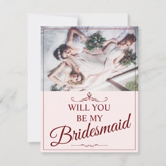 Wil je mijn bruidsmeisje zijn? Drie leugenachtige (Voorkant)