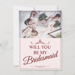 Wil je mijn bruidsmeisje zijn? Drie leugenachtige