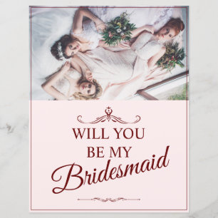 Wil je mijn bruidsmeisje zijn? Drie leugenachtige