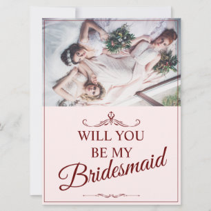 Wil je mijn bruidsmeisje zijn? Drie liegen bruidsm