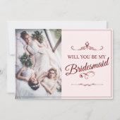 Wil je mijn bruidsmeisje zijn? Drie liegen bruidsm (Voorkant)