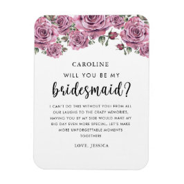 Wil je mijn bruidsmeisje zijn? Een van harte gemaa Magneet