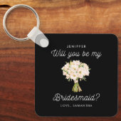 Wil je mijn bruidsmeisje zijn? Een van harte gemaa Sleutelhanger (Voorkant)