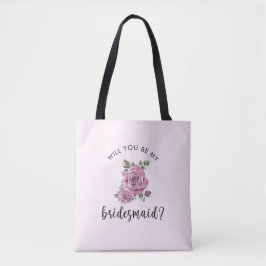 Wil je mijn bruidsmeisje zijn, een voorstel vanuit tote bag
