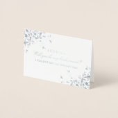 Wil je mijn bruidsmeisje zijn? elegante werveling folie kaarten (Voorkant)