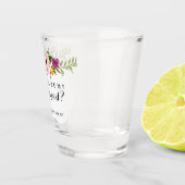 Wil je mijn bruidsmeisje zijn - Flower Crown Shot Glas (Rechts)