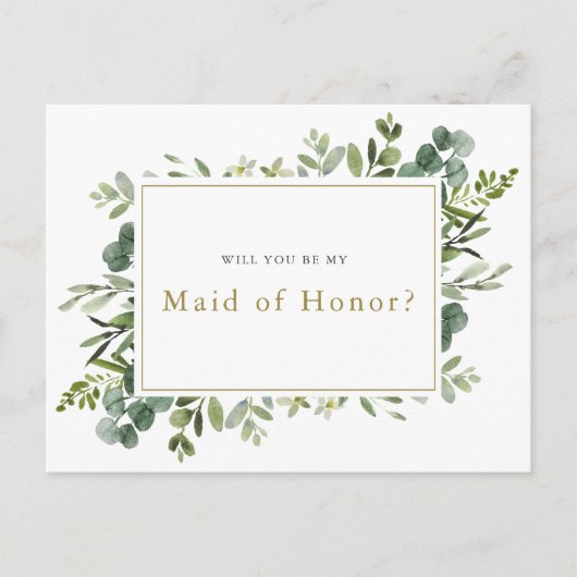 "Wil je mijn bruidsmeisje zijn?" kaart voorstel (Voorkant)