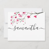 Wil je mijn bruidsmeisje zijn Kersenbloesem bruilo Kaart (Voorkant)