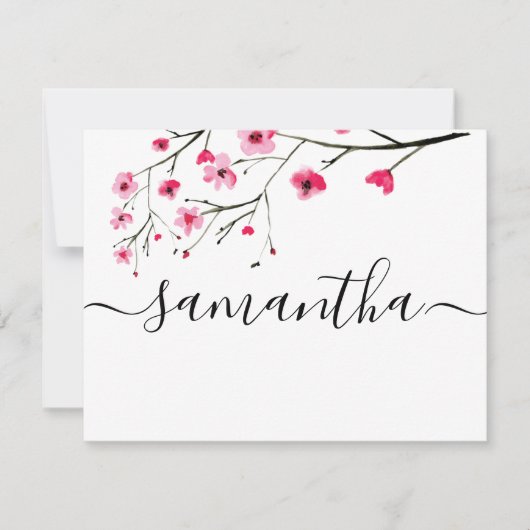 Wil je mijn bruidsmeisje zijn Kersenbloesem bruilo Kaart (Voorkant)