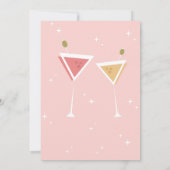 Wil je mijn bruidsmeisje zijn? Martini & Stars Cus Kaart (Achterkant)