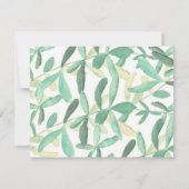 Wil je mijn bruidsmeisje zijn Modern Botanical? Kaart (Achterkant)