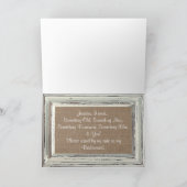Wil je mijn bruidsmeisje zijn? Rustic Witte Frame (Binnen)