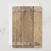 Wil je mijn bruidsmeisje zijn? | Rustiek Land Bloe Kaart (Achterkant)