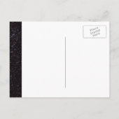 Wil je mijn bruidsmeisje zijn? Sterrennacht Uitnodiging Briefkaart (Achterkant)