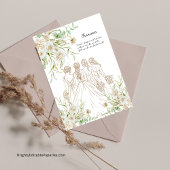 Wil je mijn bruidsmeisje zijn? Tropisch pampasgras Kaart