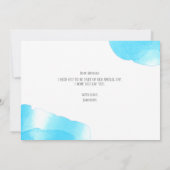 Wil je mijn bruidsmeisje zijn? Trouwjurk Waterverf Kaart (Achterkant)