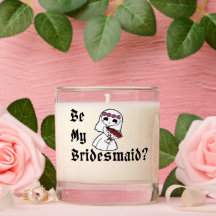 Wil je mijn bruidsmeisje zijn? Trouwkaart Hallowee