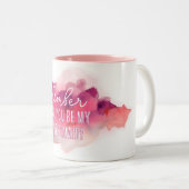 wil je mijn bruidsmeisje zijn waterverf mok (Voorkant rechts)