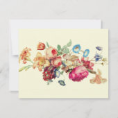 Wil je mijn Ereheer  Floral zijn? Kaart (Achterkant)