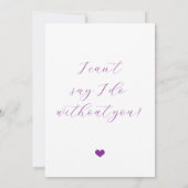 Wil je mijn eremedaille boho voorstel zijn? kaart (Achterkant)