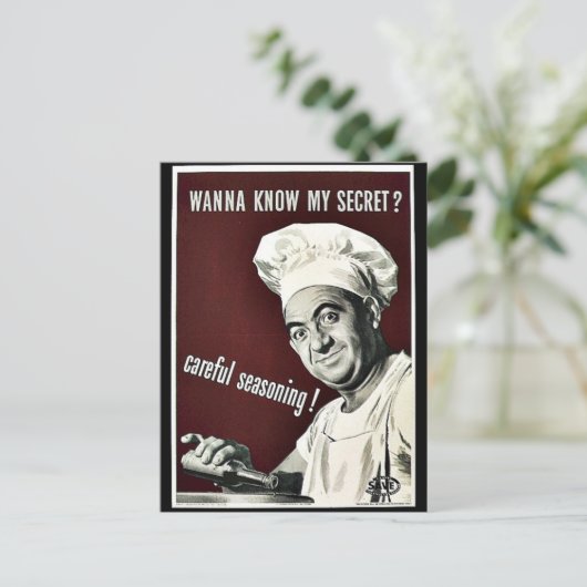 Wil je mijn geheim kennen? briefkaart (Staand voorkant)