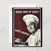 Wil je mijn geheim kennen? briefkaart (Voorkant / Achterkant)