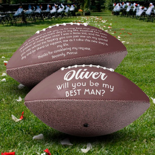 Wil je mijn getuige zijn Aangepaste naam en tekst American Football