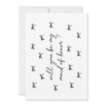 Wil je mijn getuige zijn Boeket voor het bruidsfee