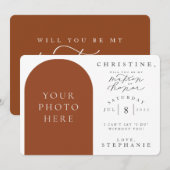 Wil je mijn getuige zijn fotopropositiekaart kaart (Voorkant / Achterkant)